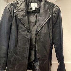 Vintage Black Genuine Leather Jacket